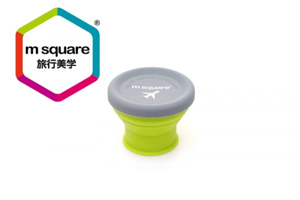 M SQUARE  collapsible  silicone mugs cups for traveling