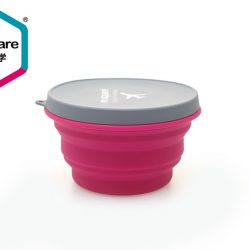 M SQUARE eco-Friendly  silicone collapsible foldable mideum size bowls