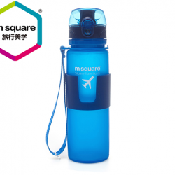 MSQUARE healthy harmless 500ml travel foldable platinum silicone water bottle