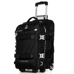 Granite Gear Wheeled Duffel Suitcase with Backpack Straps 53L G2022-0001-Black